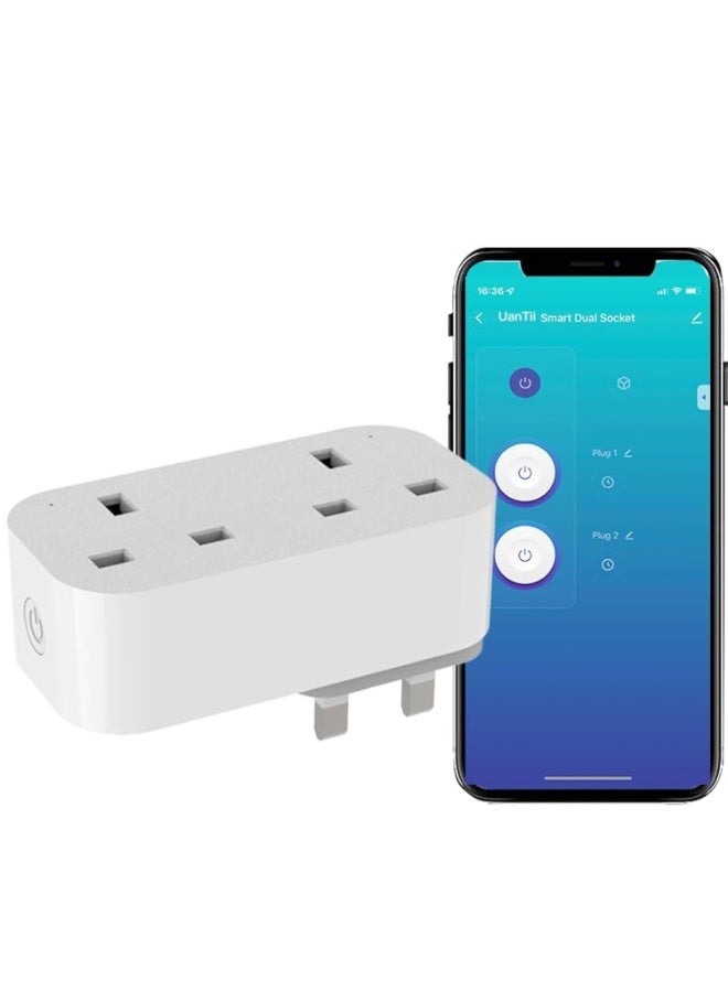 UanTii Smart Plug Tuya WIFI Double Socket - Image 4
